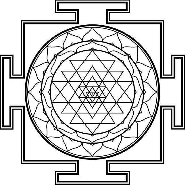 Photo of a Yantra Sadhana